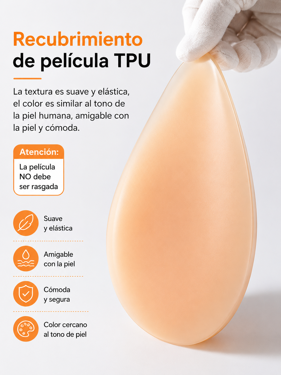 Protesis en forma de gota