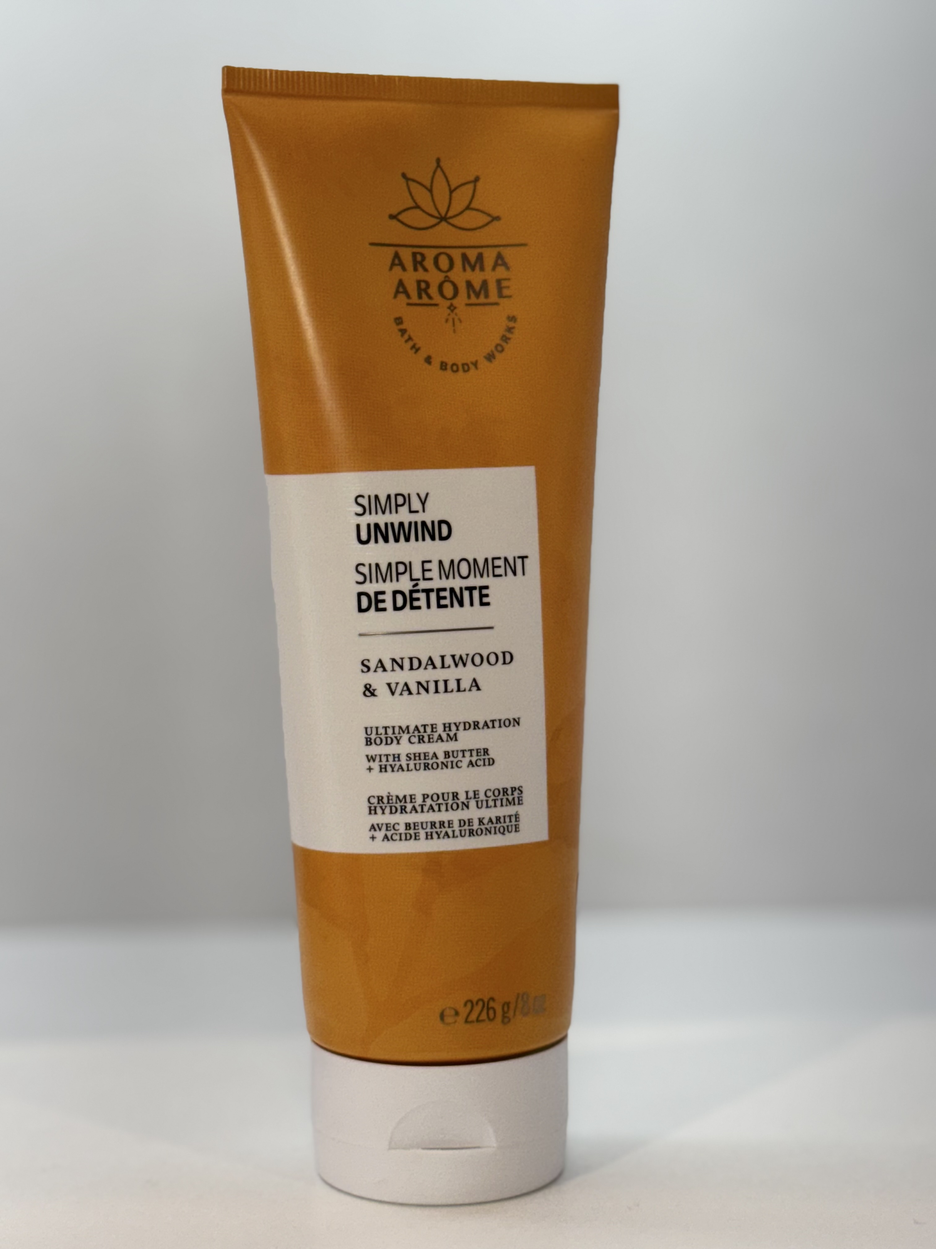 Crema corporal Bath and body Aroma 8 onz