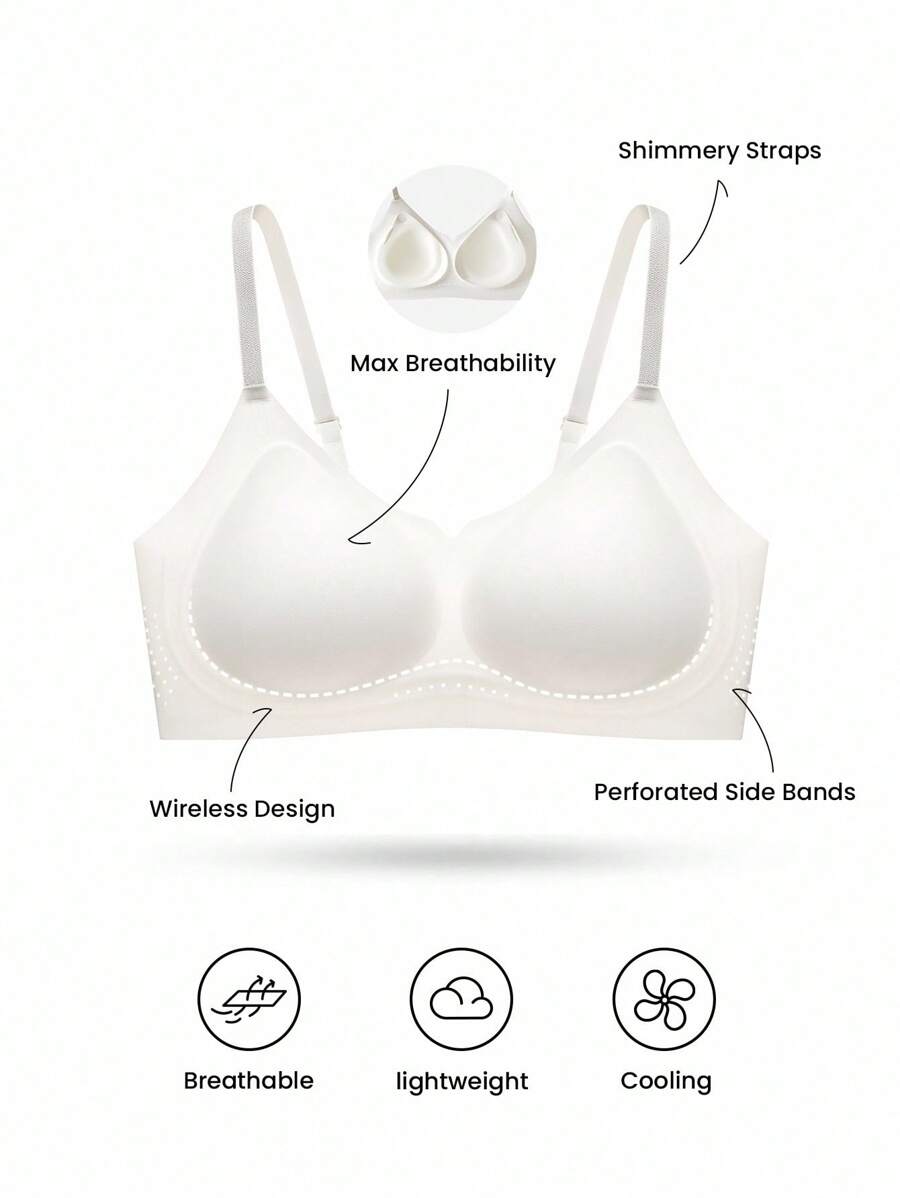 DUMMY - Sujetador Luvlette Dream Curve Air Wireless blanco talla M