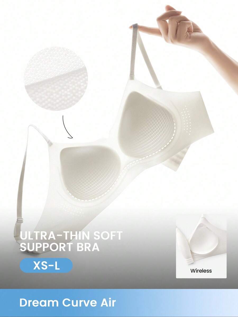 DUMMY - Sujetador Luvlette Dream Curve Air Wireless blanco talla M