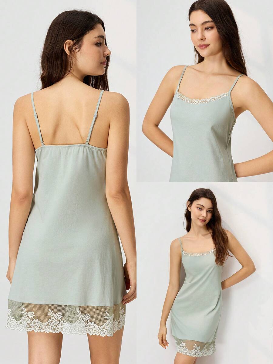 DUMMY - Camison Luvlette   algodón verde XXL