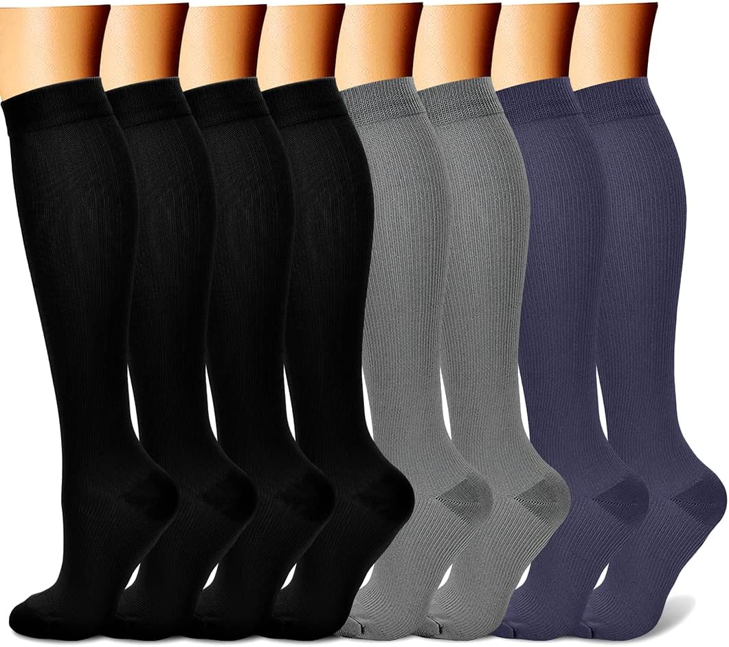 Calcetines CHARMKING  de compresión unisex  15-20mmhg
